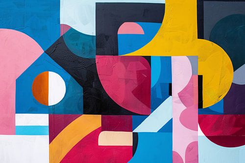 Abstracte Dans van Kleur en Vorm