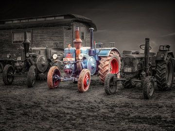 Trecker Traktor Oldtimer van Peter Roder