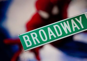 Spiderman op Broadway van Michiel Mos