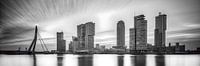 Skyline van Rotterdam met de kop van zuid van eric van der eijk thumbnail
