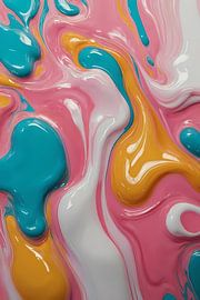 Abstracte Dans van Kleuren en Vormen van Art & Soul Creations