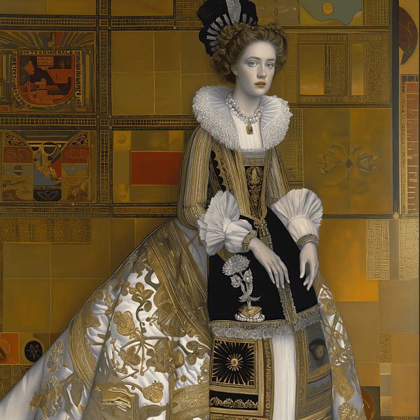 Klimt trifft das Goldene Zeitalter von Ton Kuijpers