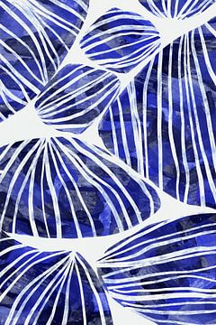 Blauwe zee schelpen van Treechild