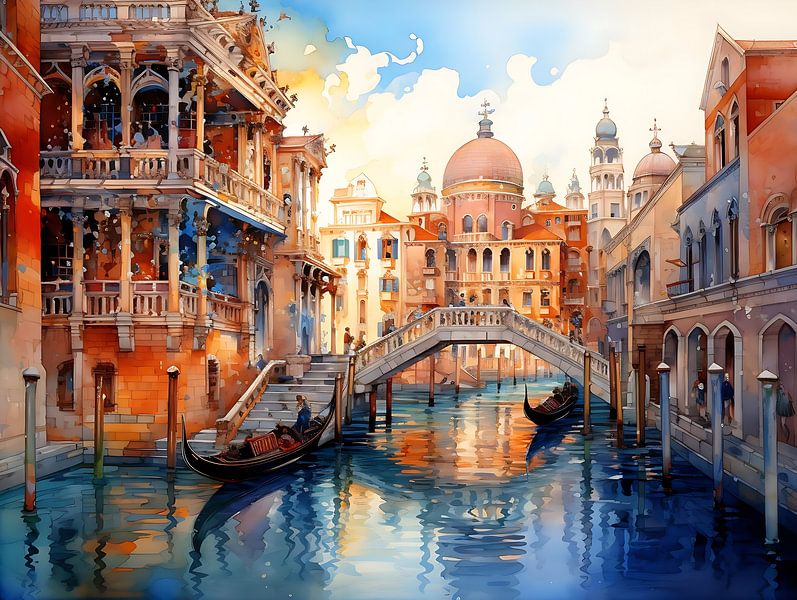 Skizze Venedig von PixelPrestige