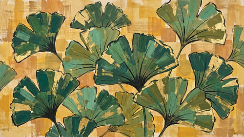 Emerald Ginkgo Golden Harmony