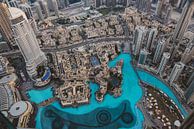 Downtown vanaf Burj Khalifa van Ronne Vinkx thumbnail