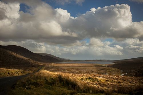 Lough Easky in de winter in Ierland