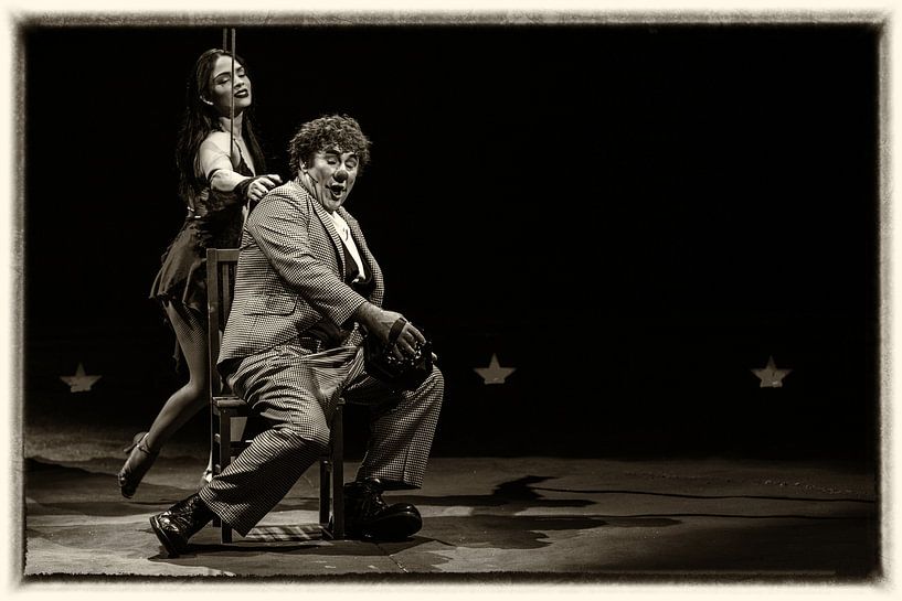 Clown in Carre David laribble by Danny van Kolck