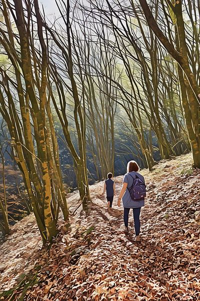 Herbstspaziergang im Wald von Sergio Pazzano