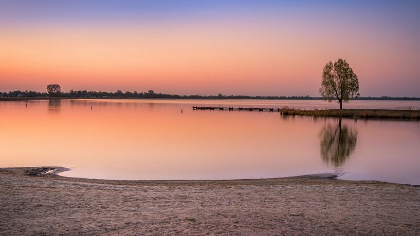 Silence at the lake by Marga Vroom
