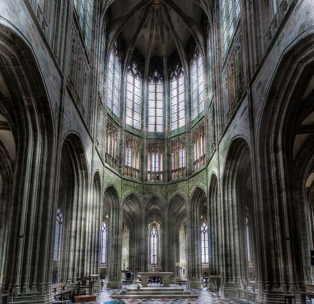 Abbaye Mont Saint-Michel  by Mario Calma