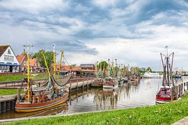 The fishing port of Greetsiel. by Jan Schneckenhaus