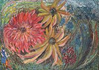 Flower storm - Mirjam van der Vegt