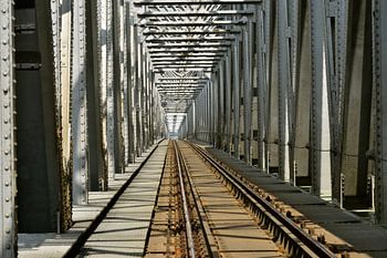 Eisenbahnbrücke bei Zaltbommel