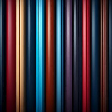 Abstrakte Farbpalette aus Linien von PixelPrestige
