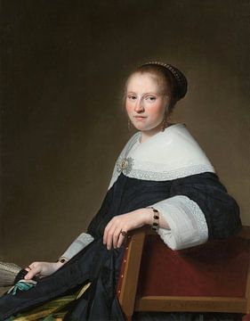 Portret van Maria van Strijp, Johannes Cornelisz. Verspronck