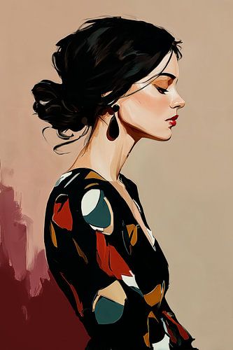 Grace, in Beige en Bordeaux no.1 van Studio BB