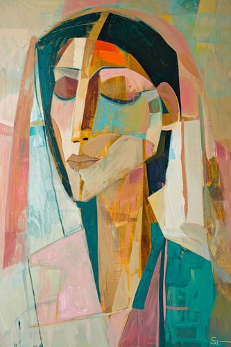 Cubist woman