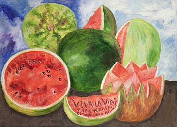 Frida, Viva la vida, 1954 van Atelier Liesjes