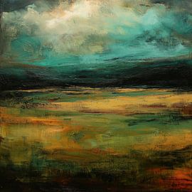 Paysage mystique en couleurs