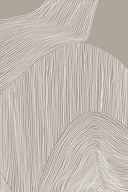 Lignes organiques abstraites sur Melloi Art Prints