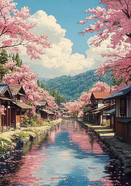 Japanese art print by Niklas Maximilian