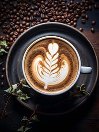 Kaffee Latte Kunst V2