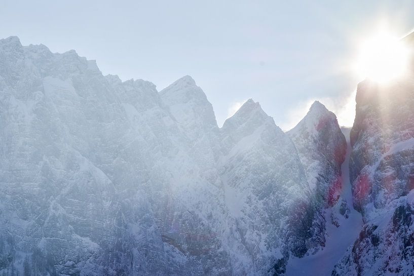 The Mountain Collection | Mountain Sunset van Lot Wildiers Photography