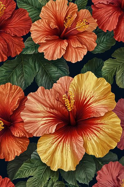 Fleur d'hibiscus par Matthias Spartz