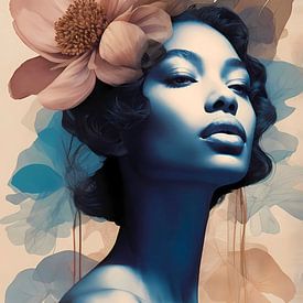 Graceful Flower Muse by Georgia Chagas