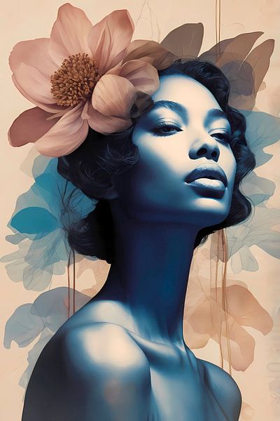 Graceful Flower Muse by Georgia Chagas