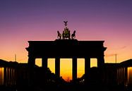 Brandenburger Tor Sonnuntergang von Frank Herrmann Miniaturansicht