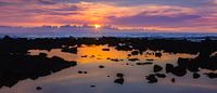 Sonnenuntergang auf der Big Island, Hawaii von Henk Meijer Photography Miniaturansicht