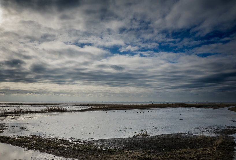 clouds over the Markermeer by Andre Bolhoeve