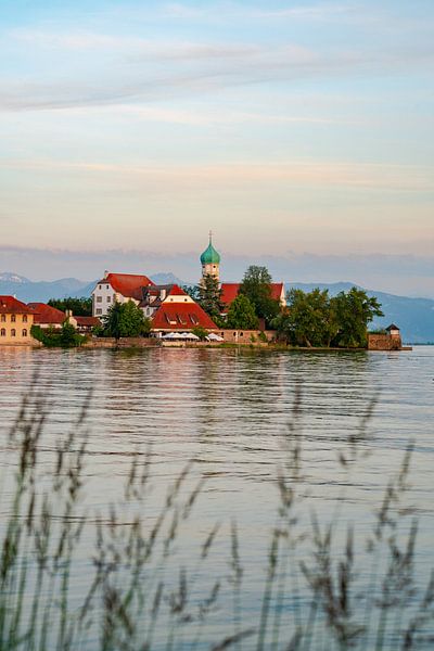 Coucher de soleil sur Wasserburg par Leo Schindzielorz