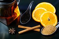 Schwarzer Tee mit Zimt, Anis und Orangenspalten von Babetts Bildergalerie Miniaturansicht