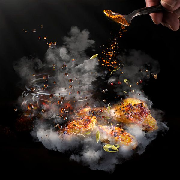 roasting chicken von Alex Neumayer