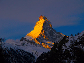 Goldenes Matterhorn