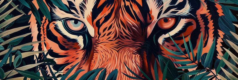 Der durchdringende Blick des Tigers von Whale & Sons