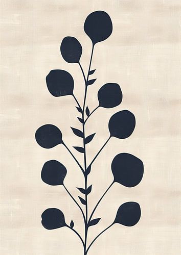 Œuvre d'art minimaliste douce lin naturel