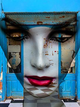 Inside the light-blue door by Gabi Hampe