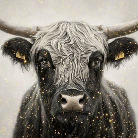 Scottish highlander with gold by Deco item