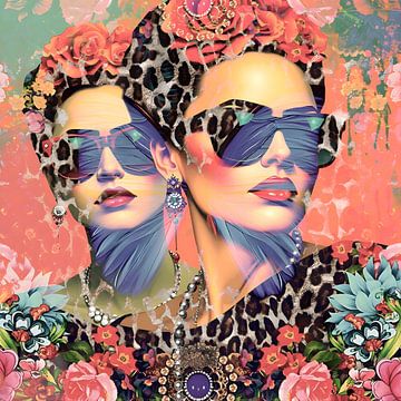 Hello Sunsine | Hello Sunshine is a summery, colourful, vintage-like work. by Wil Vervenne