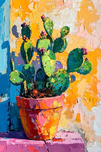 Cactus in een pot