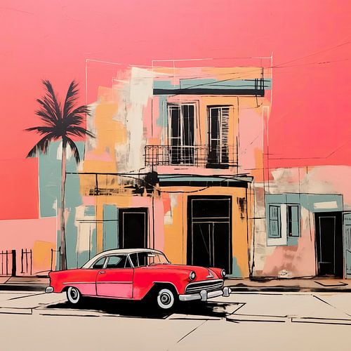 Retro Ontspanning in Roze