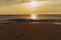 Zonsondergang paal 21 Texel