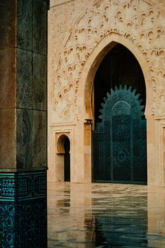 Mosquée après la pluie, Casablanca, Maroc sur Imladris Images