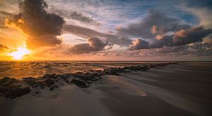 Zonsondergang op Texel von René Sluimer