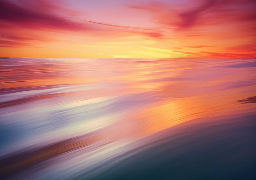 Blick über den Ozean von fernlichtsicht