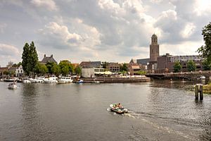 Stadsfront Zwolle im Sommer